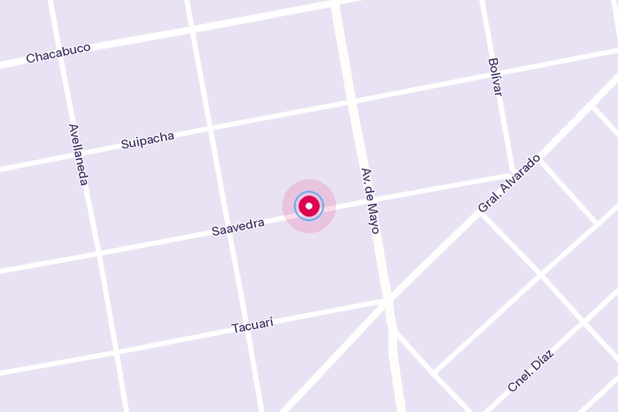 Mapa de Saavedra 337, Ramos Mejía